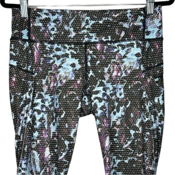 Lululemon Top Speed Cropped Floral Leggings Size 8 - Picture 4 of 16
